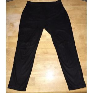 Women's‎ Free People Faux Suede Vegan Skinny Pull On Pants Large Black Legging
